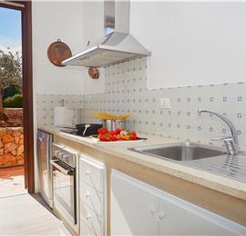 2 bedroom villa with infinity pool near Scopollo, sleeps 4